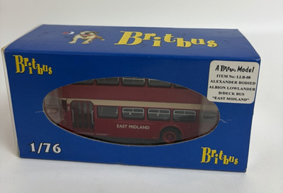 Britbus 1:76 Alexander Karosseried Albion Lowlander D/Deck Bus East Midlands LLB-08