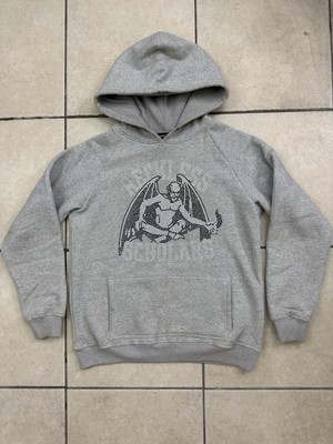Reckless Scholars University Gargoyle Hoodie Grey Size L  