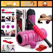 5-in-1 High Density Foam Roller Set for Exercise, Yoga, Physical Therapy