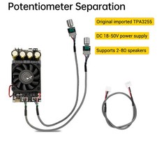 DC18-50V ZK-6001 Subwoofer Amplifier Board Single Channel 600W Volume Adjustment