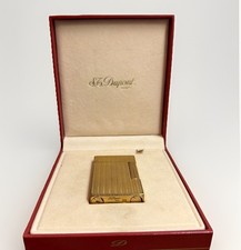 S.T. Dupont Ligne 1 Feuerzeug Vintage Vergoldet Lighter 1970-1980