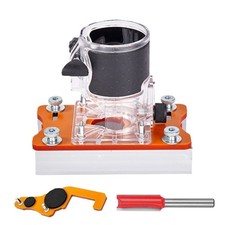 Wood Trimmer Router Base Heavy Duty Compact Metal Woodworking Tool 