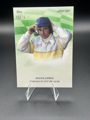 2025 Topps Eccellenza F1 Emerson Fittipaldi VETERANO Green 37/75 CXY