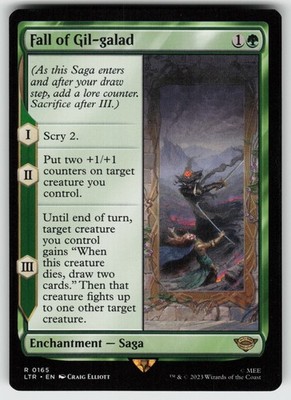 Fall of Gil-galad R Universes Beyond: The Lord of the Rings MTG