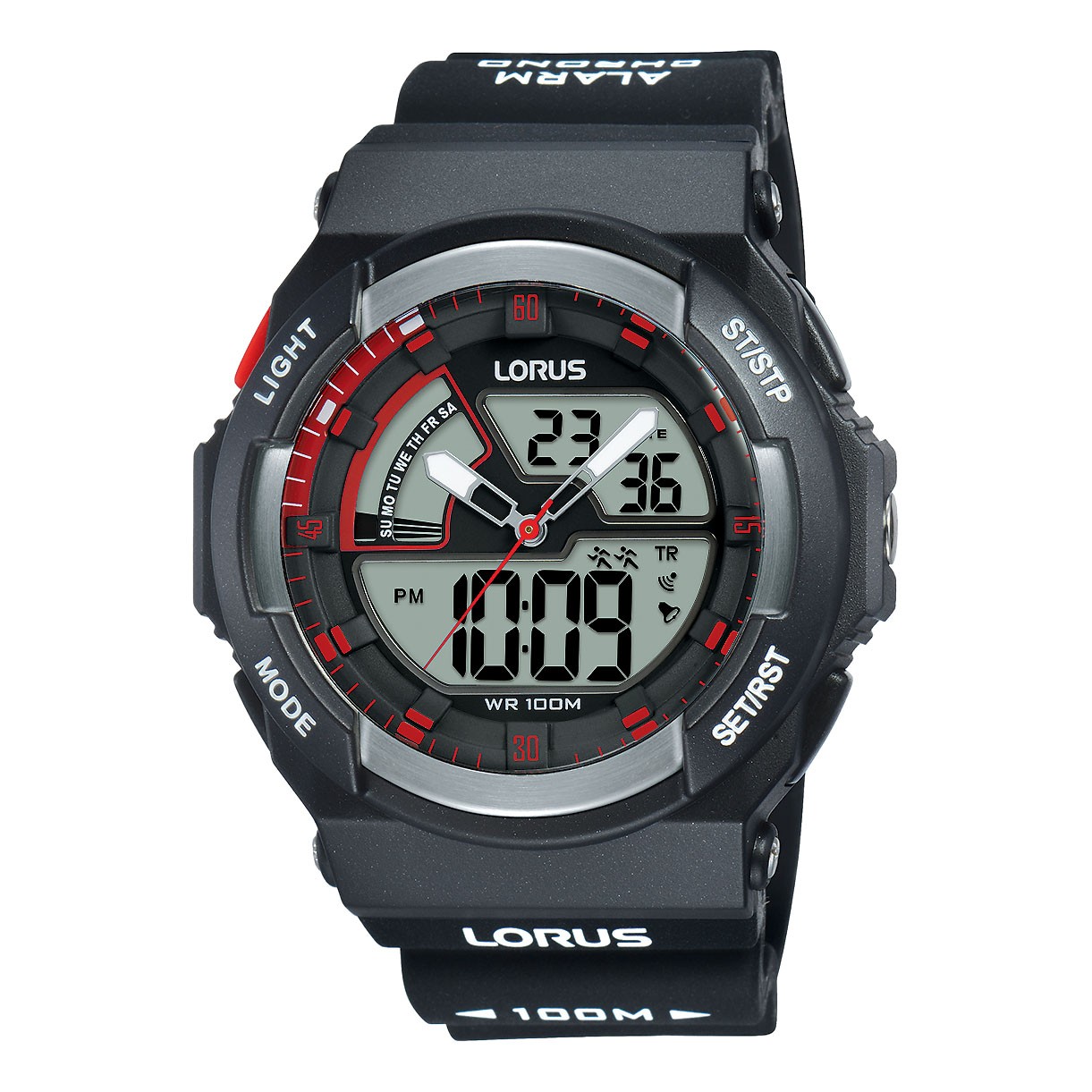 Lorus Gents 50mm Resin Sports Watch R2321MX9