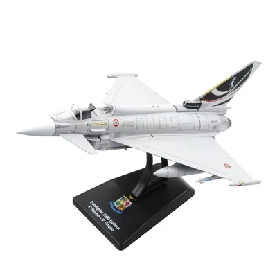 Collector Eurofighter Typhoon Model 1:100 Scale 16cm Alloy Display w Stand Gift