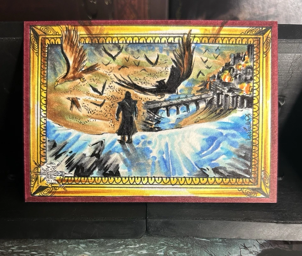 The Hobbit The Battle Of The Five Armies Sketch Card 1/1 Achilleas Kokkinakis - Image 2 of 4