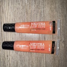 2 NEW Bath  Body Works Mentha LIP Shimmer Tint PINK MINT 1644 CO Bigelow HTF