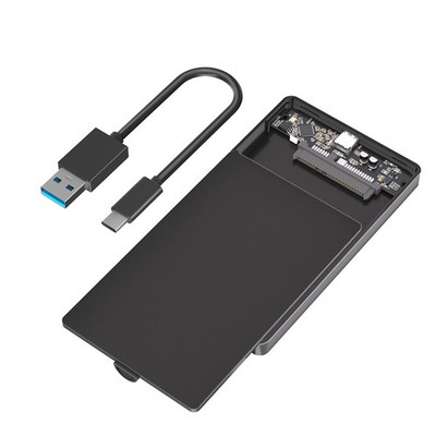 SATA SSD Hard Drive Disk Enclosure Type C SATA 2.5 External HDD Plastic Case
