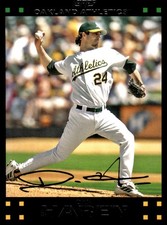 Dan Haren 2007 Topps #424 Oakland Athletics MLB READ FREE SHIPPING AutographDen