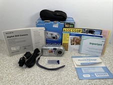 Sony Digital Camera Cyber-Shot DSC-P73 4.1MP W/Box, Manual Mem Stick Tested
