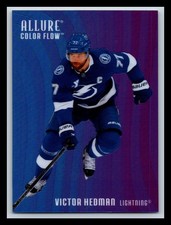2025-26 Allure Hockey Color Flow Blue-Purple CF-14 Victor Hedman T-B Lightning