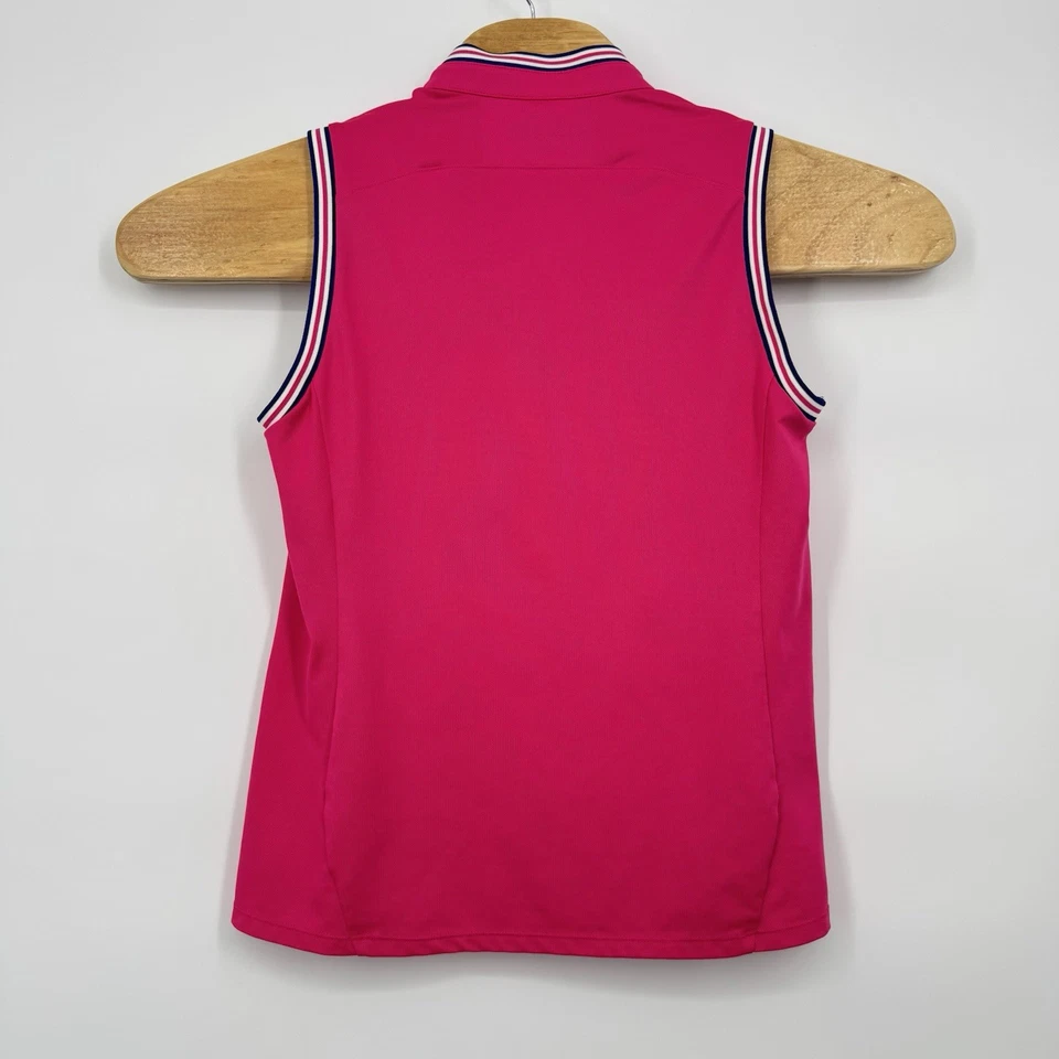 Топ безрукавка для гольфа женский RLX Ralph Lauren средний размер покрой на заказ спортивная одежда розовый - Изображение 4 из 4