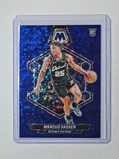 Marcus Sasser 23-24 Mosaic Blue Prizm /85 #229 Pistons RC Rookie NBA Card ?. rookie card picture