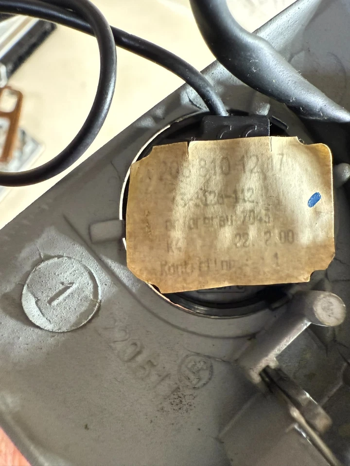 Espelho retrovisor interno Mercedes Benz W202 W208 W210 C230 C280 E420 E430 CLK430 - Imagem 4 de 4