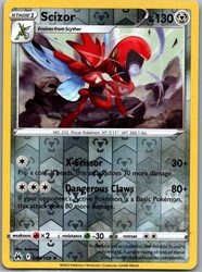 Scizor 086/159 Crown Zenith Reverse Holo Rare