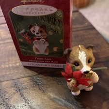 Hallmark Ornament 2001 Puppy Love 11th in the Series Sheltie