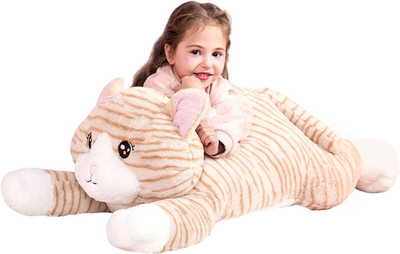 Riesige Katze Stofftier Plüschtier, 78 cm großes Kätzchen niedliche Jumbo Stofftiere, riesig B
