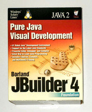 Borland JBuilder 4 Foundation Pure Java Visual Development CD-ROM Windows TESTATO