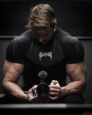 YOUNGLA (SOLD OUT) - 4041 - WARRIOR COMPRESSION TEES - BLACK - SIZE SMALL  