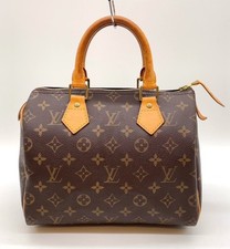 Auth Louis Vuitton Monogram Speedy 25 M41528 Brown Handbag Boston Bag NS061147