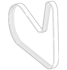 Genuine Mercedes-Benz V-Ribbed Belt 003-993-85-96