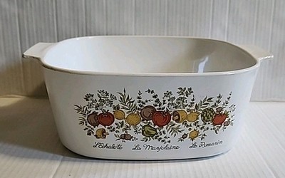 Vintage Corning Ware ~Spice of Life~ 5 qt Casserole Dish NO Lid A-5-B