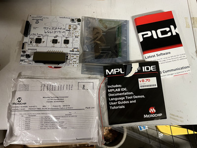 Microchip One Chip Microcontroller Platform Plus Loose ICs (PIC12, 16) and PCBs