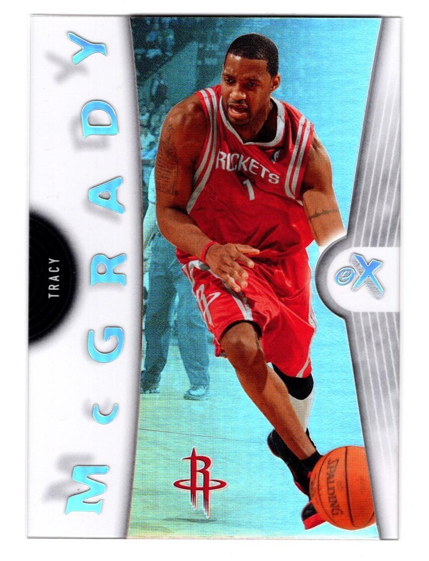 2006-07 Fleer E-X Tracy McGrady #19 Houston Rockets