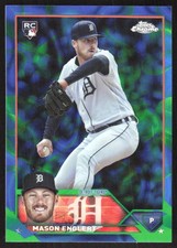 2853K 2023 Topps Chrome Update #USC167 Mason Englert Blue/Green Lava Lamp #/125