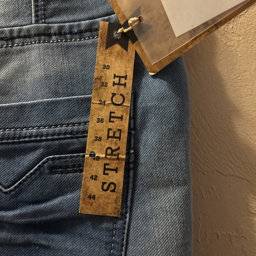 NEW COBB Italy Narrow Fit Light Blue Denim Jeans Mens Size 40 FJDS6066 RARE - Picture 13 of 23