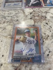 2015 Topps Pro Debut Orange Auto /25 Foster Griffin #31 Auto