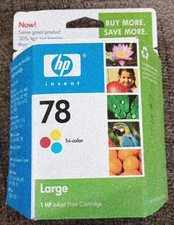 HP Inkjet 78 XL Tri-color Ink Cartridge C6654FN Expired Unopened Pack