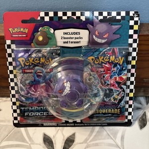 pokemon 2 booster packs and 1 eraser POKEMON main image 1