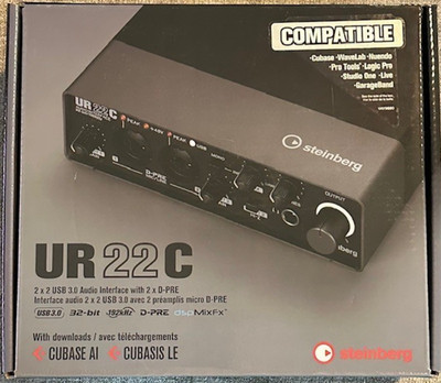Steinberg UR22C USB Audio Interface  Brand New in Box