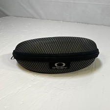 Oakley Semi-Hard Zipper Case for Glasses/Sunglasses Black/Gray