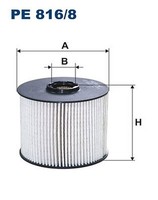 Filtron Pe 816/8 Kraftstoff Filter FüR CitroëN DS Fiat Ford Ford