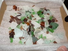 Sea Beach Glass Lake Erie 2 pounds Frosted Tumbled fa662 