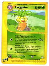 Pokemon TCG Exeggutor 12/147 Rare Aquapolis E-Reader DMG on eBay