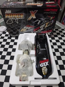 2001 John Force Castrol GTX 10x Champion Ford Mustang Funny Car 1/24 Diecast