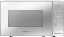 Chefman 20L 800W Digital Microwave Oven with Mirror Finish with Cosmetic Dent