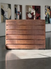 Vintage Midcentury Oak Veneer & Ply Haberdashery Apothecary Chest Of Drawers(24)