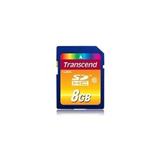 SD 8GB TRANSCEND HC 10 10Mb/s Digital Secure Memory Card UK IMPORT 