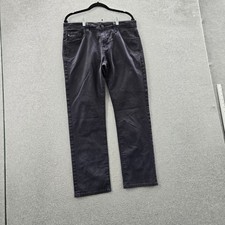 Adriano Goldschmied Men Pants 33 Charcoal Chino Twill The Matchbox Slim Straight