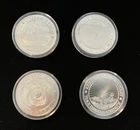Intaglio Trump 45th 1oz Silver .999 Round 4pc Set Matching COA Rare 500 Minted