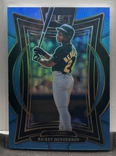 2025 Panini Select Rickey Henderson #3 Concourse Light Blue Prizm /199