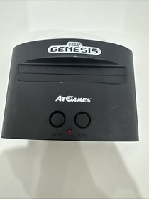 AtGames Sega Genesis Classic Game Console Only Black Built-In Games Portable
