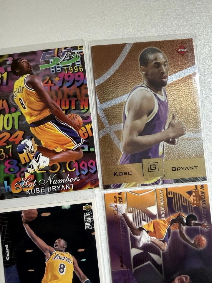 Lote de 6 tarjetas de baloncesto de la NBA con inserción de tarjeta de novato Kobe Bryant - estilo metálico Topps Foto 4 de 4