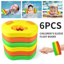 Swim Arm Bands Arm Floaties 6 PCS Kids Float Ring Swim Floaties Aquatic Cuffs