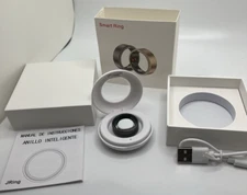 Smart Ring With Heart Rate Sensor Polymer Battery Magnetic Charging